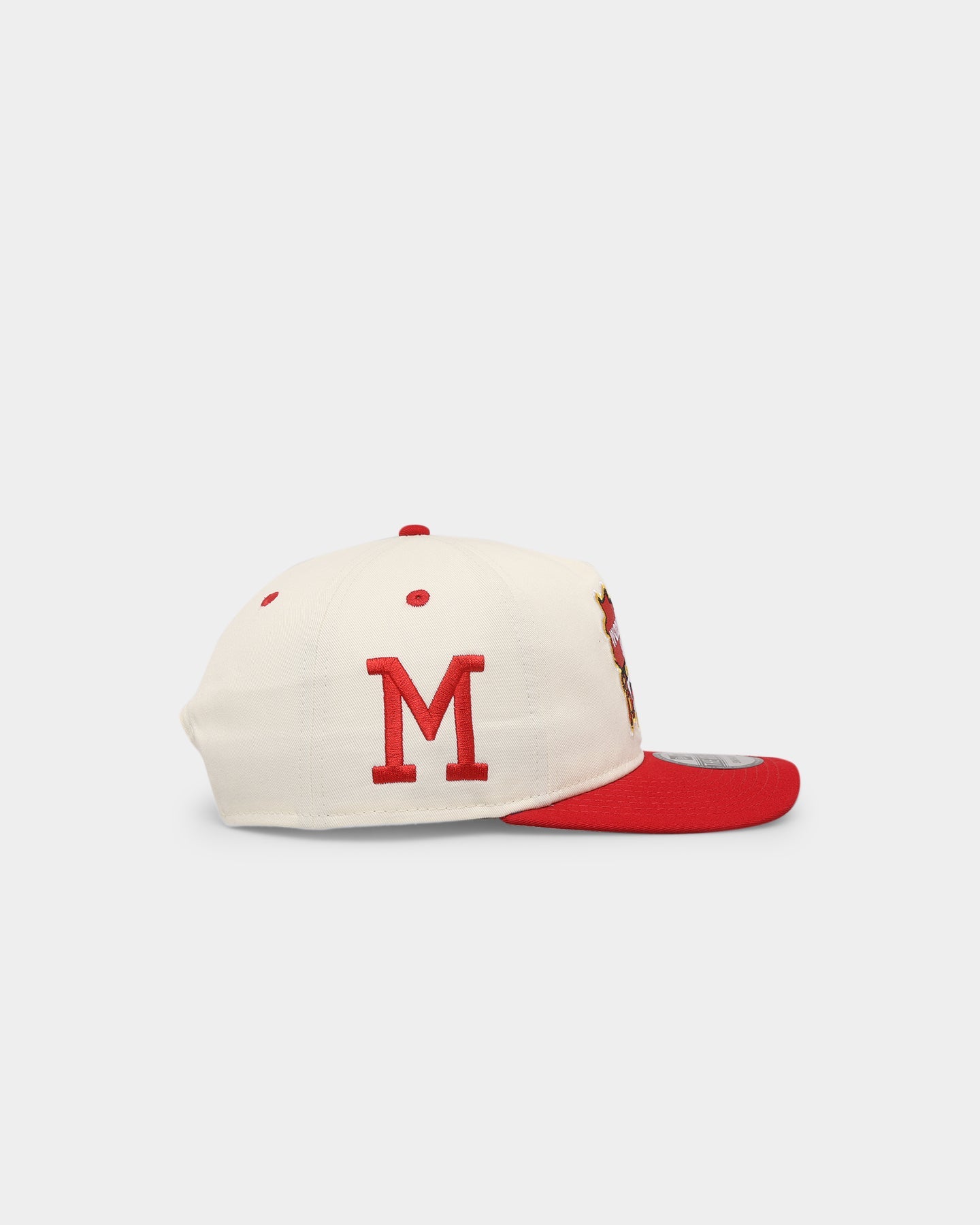 New Era Milwaukee Braves '1950s World Series Through The Decades' Golfer Snapback Chrome White