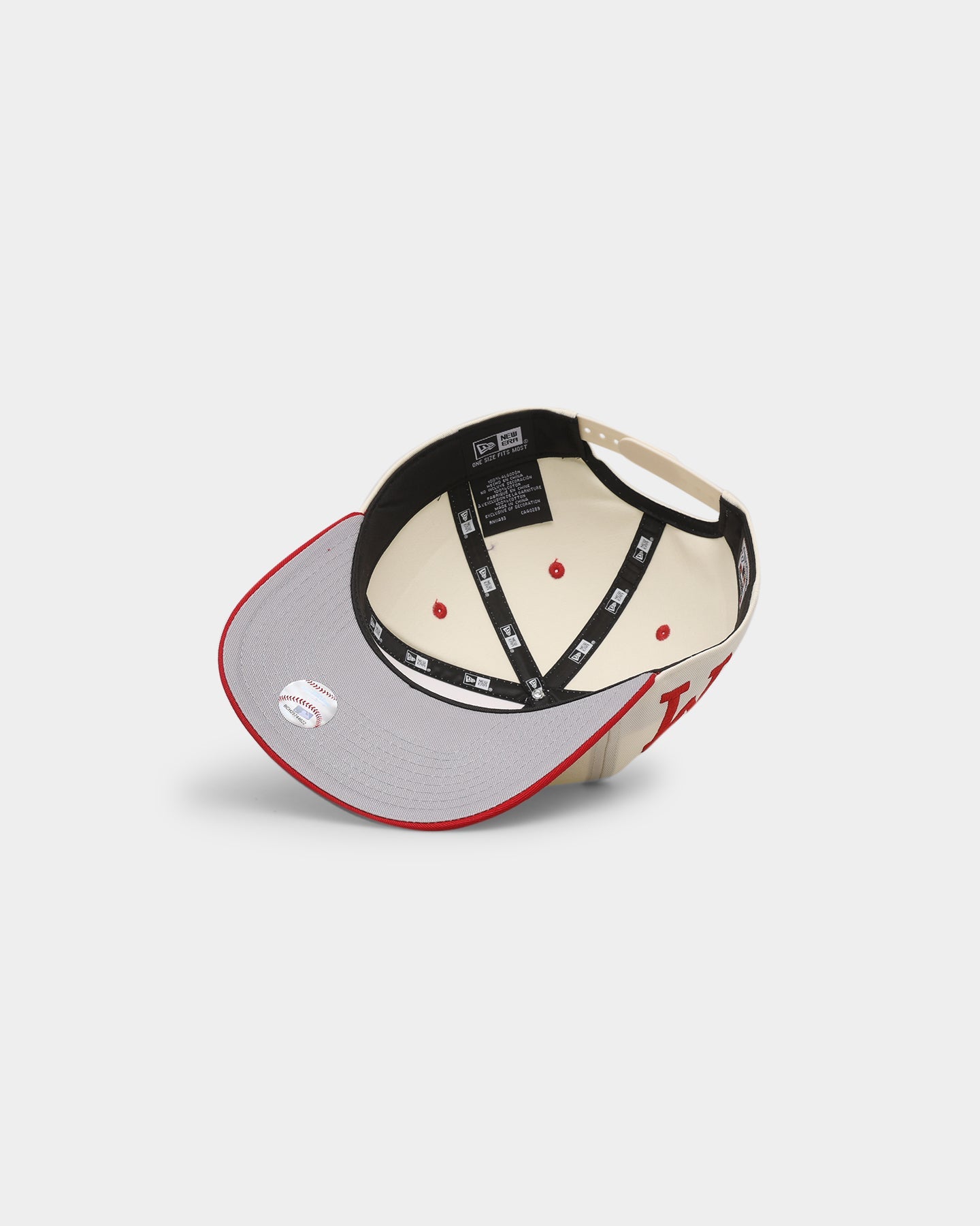 New Era Milwaukee Braves '1950s World Series Through The Decades' Golfer Snapback Chrome White