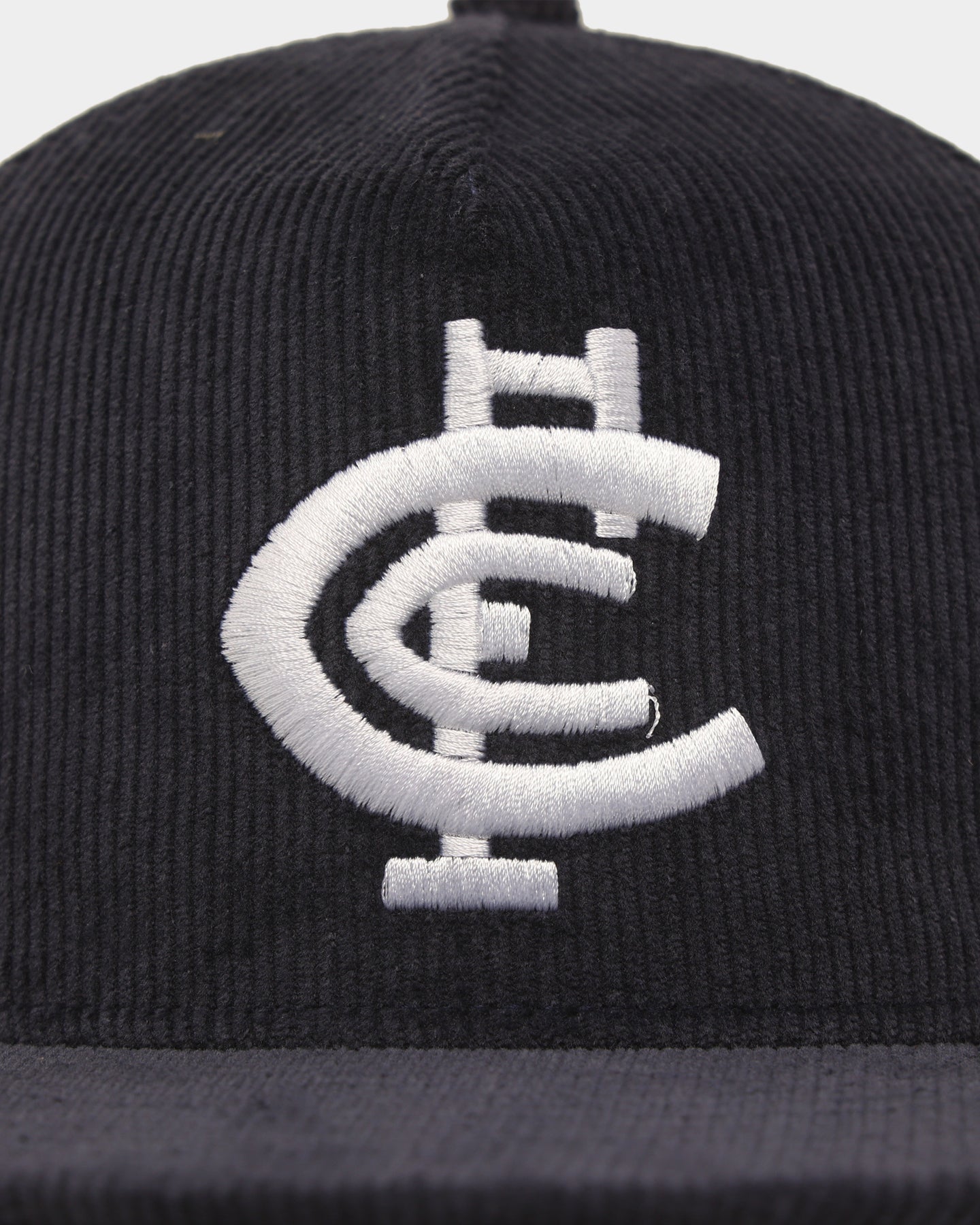 New Era Carlton Blues 'AFL 2023 Team Corduroy' Golfer Snapback Navy