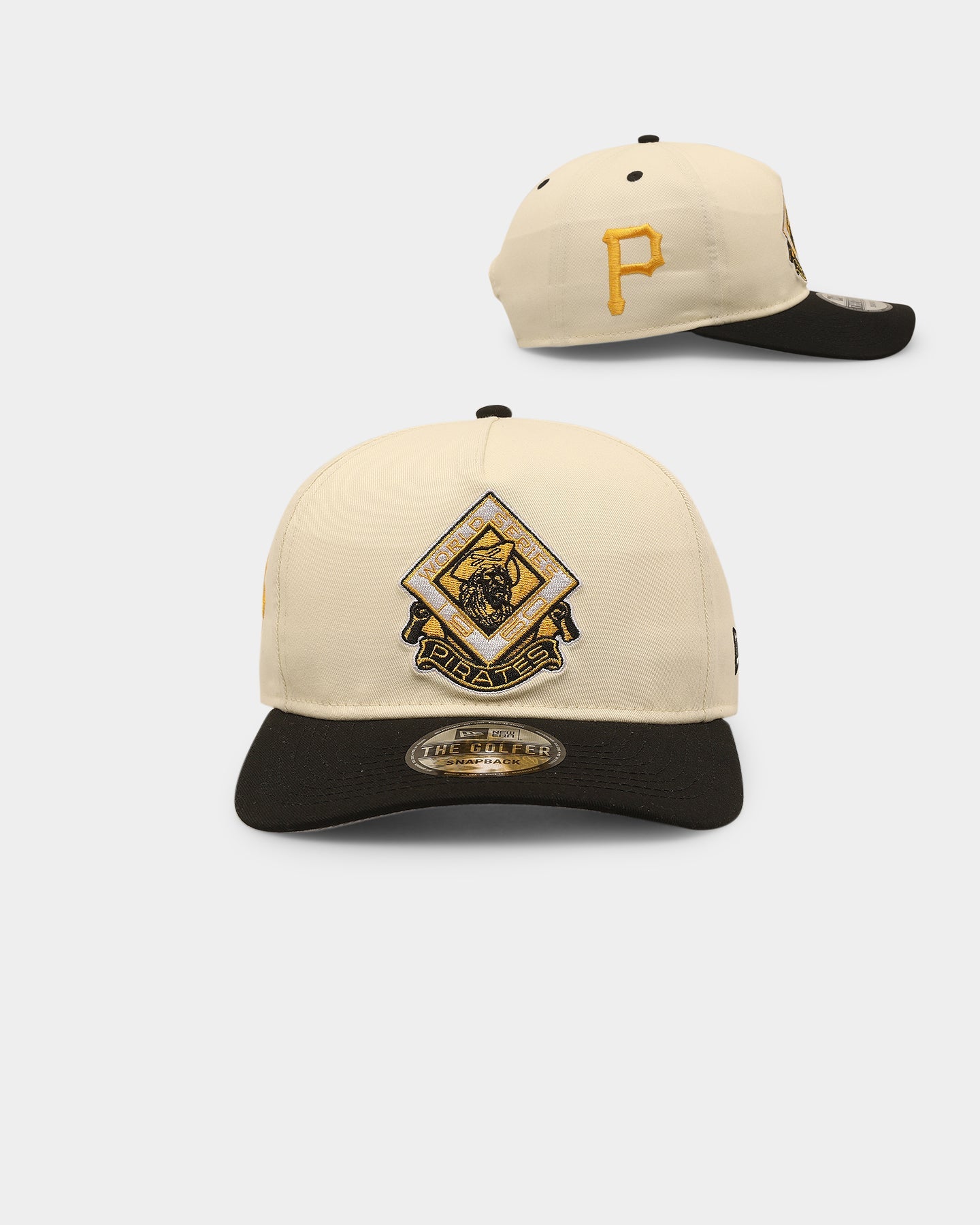 New Era Pittsburgh Pirates 'World Series Through The Decades' Golfer Snapback Chrome White