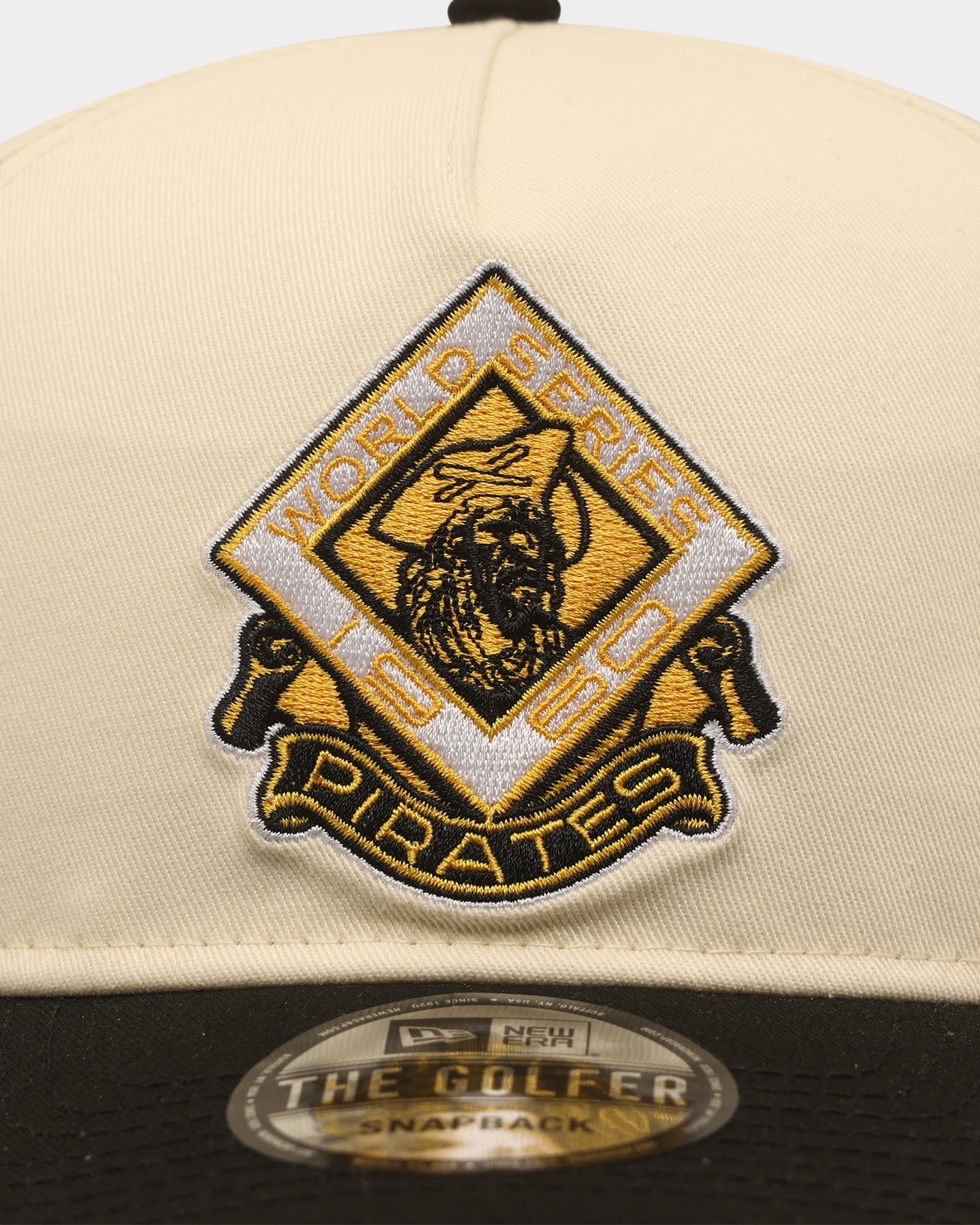 New Era Pittsburgh Pirates 'World Series Through The Decades' Golfer Snapback Chrome White