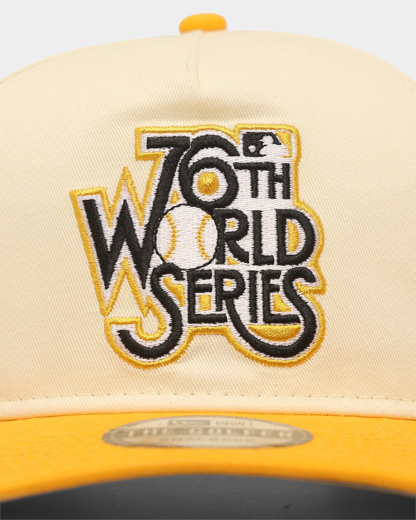 New Era Pittsburgh Pirates '1970s World Series Through The Decades' 1979 World Series Golfer Snapback Chrome White