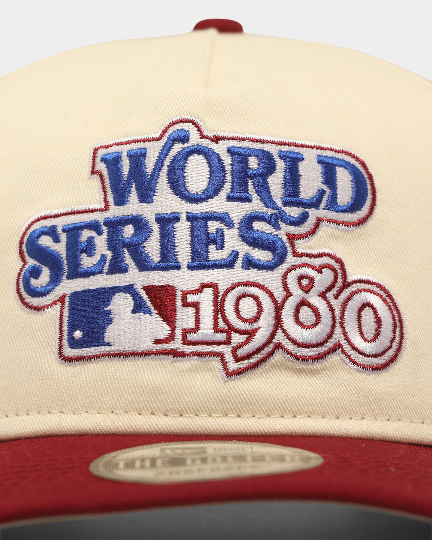 New Era Philadelphia Phillies '1980s World Series Through The Decades' 1980 World Series Golfer Snapback Chrome White/Original Team Colours