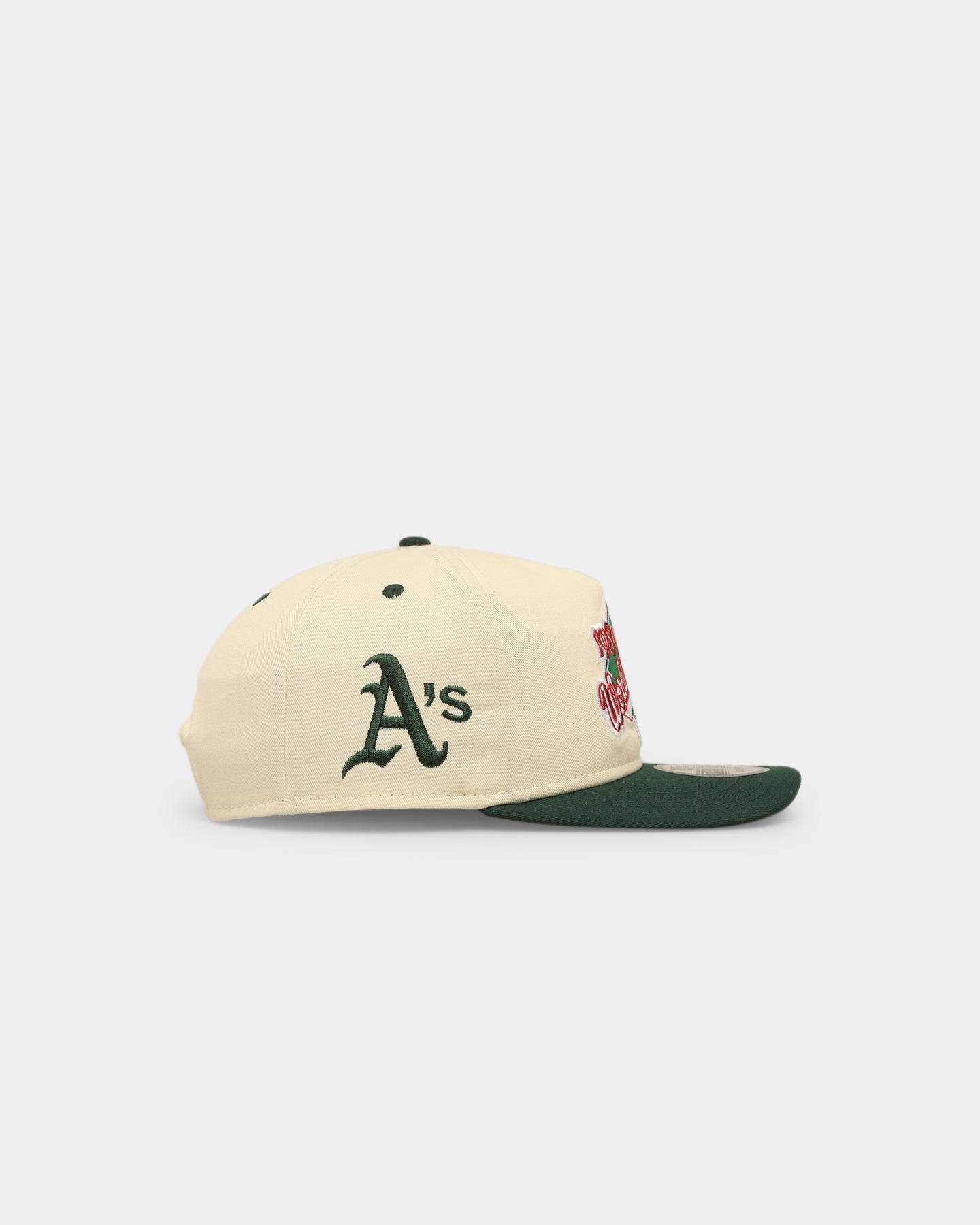 New Era Oakland Athletics '1980s World Series Through The Decades' 1989 World Series Golfer Snapback Chrome White/Original Team Colours