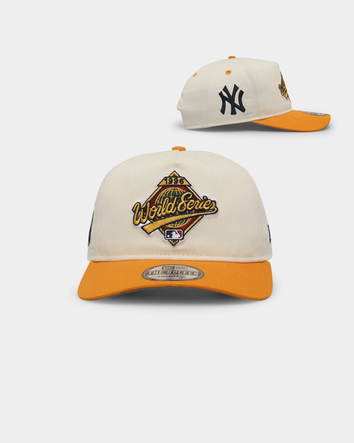 New Era New York Yankees '1990s World Series Through The Decades' 1996 World Series Golfer Snapback Chrome White