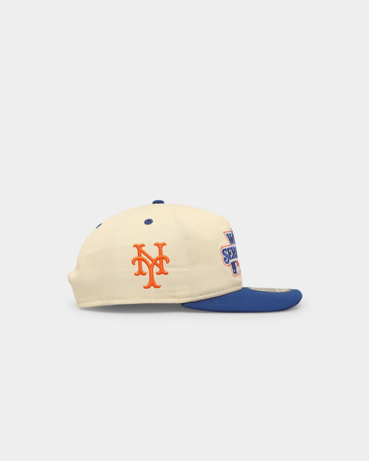 New Era New York Mets '1980s World Series Through The Decades' 1986 World Series Golfer Snapback Chrome White/Original Team Colours