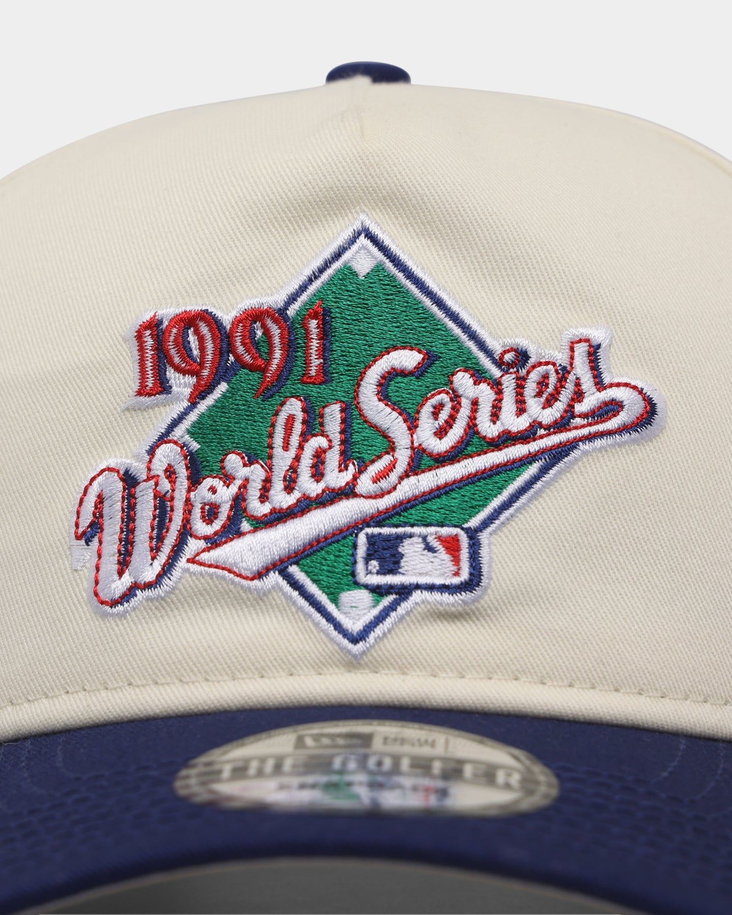 New Era Minnesota Twins '1990s World Series Through The Decades' 1991 World Series Golfer Snapback Chrome White
