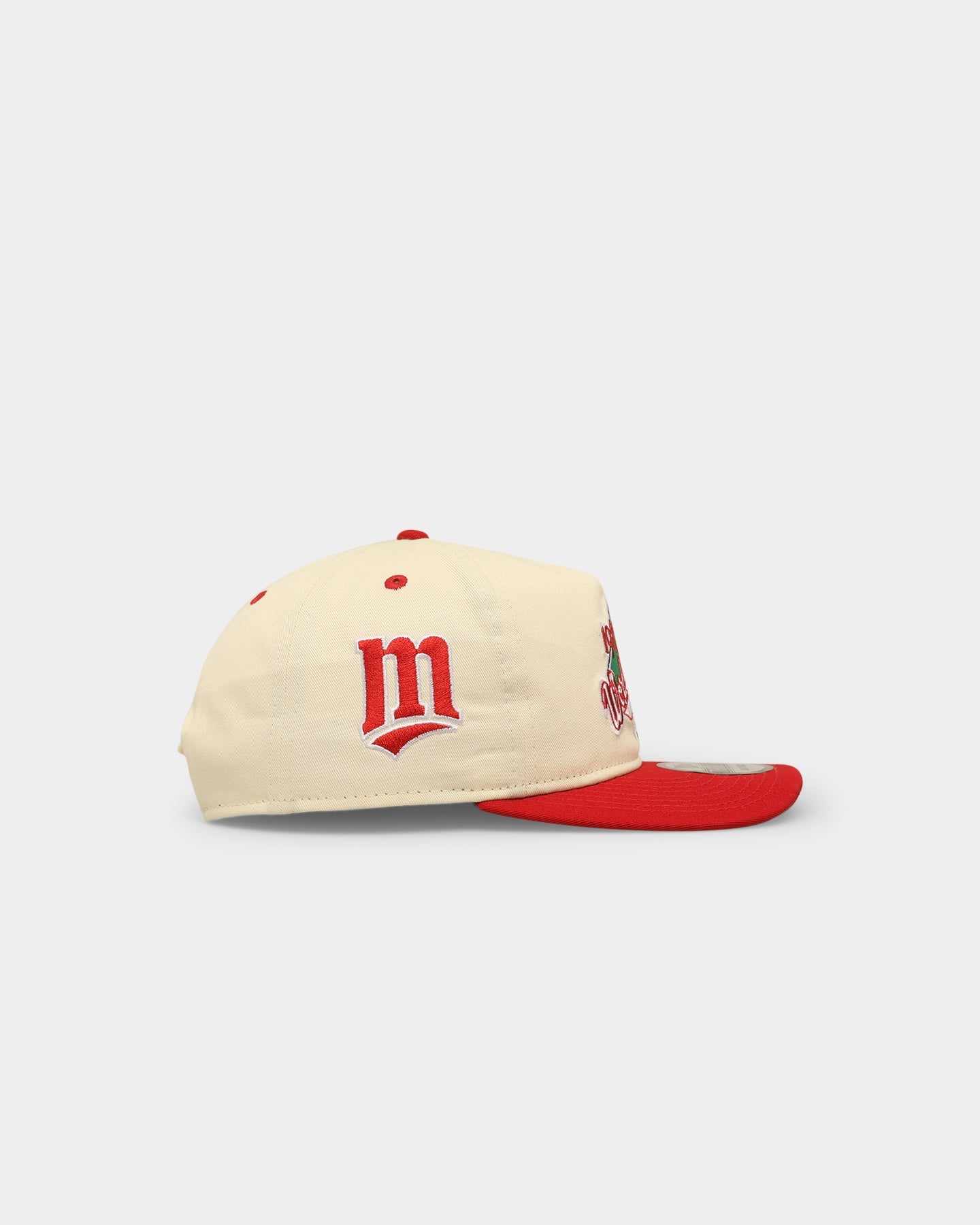 New Era Minnesota Twins '1980s World Series Through The Decades' 1987 World Series Golfer Snapback Chrome White/Original Team Colours