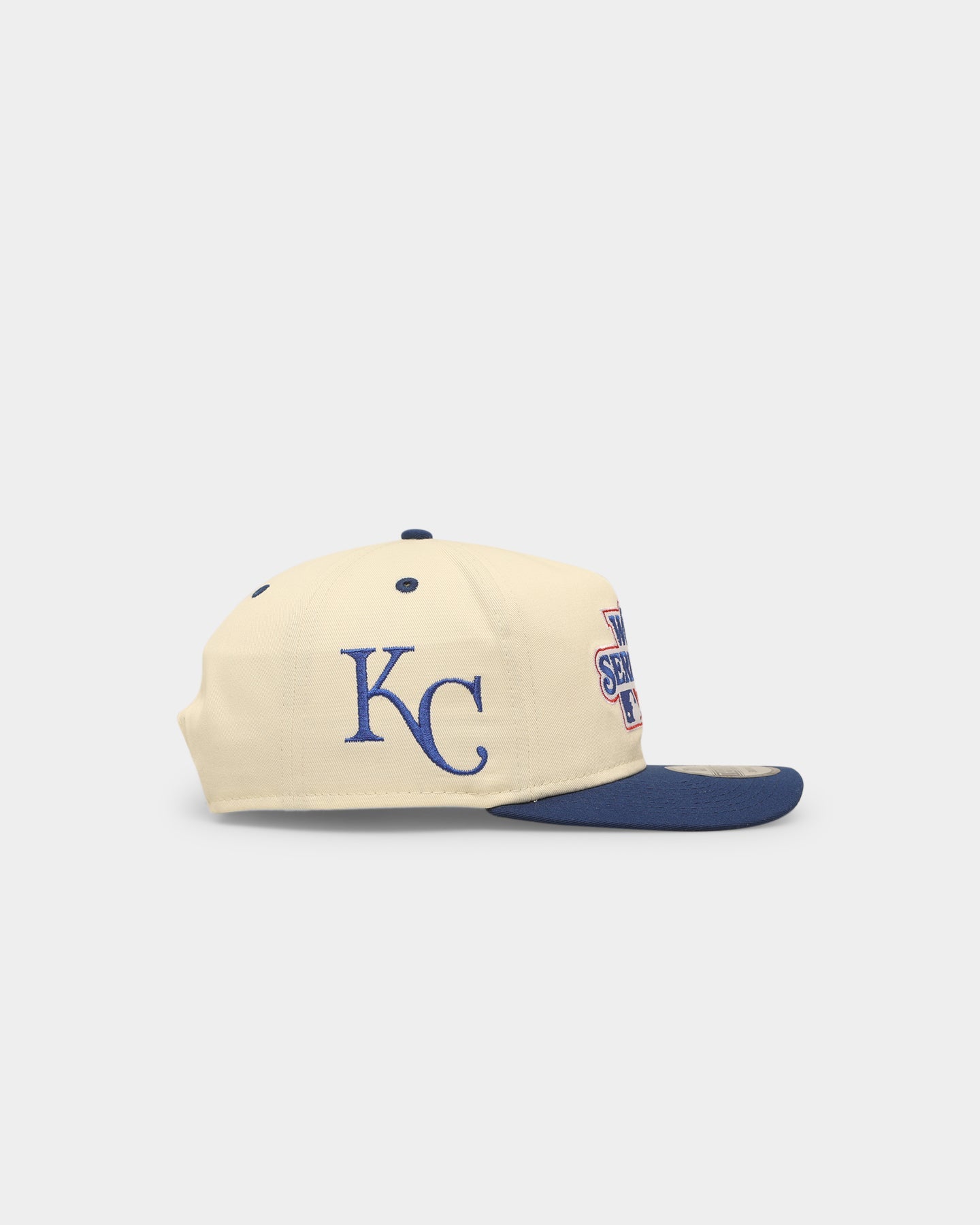 New Era Kansas City Royals '1980s World Series Through The Decades' 1985 World Series Golfer Snapback Chrome White/Original Team Colours
