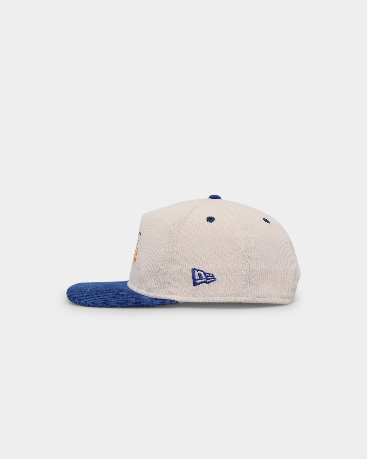 New Era Paramatta Eels 'NRL Retro Script Corduroy' Golfer Snapback Chrome White