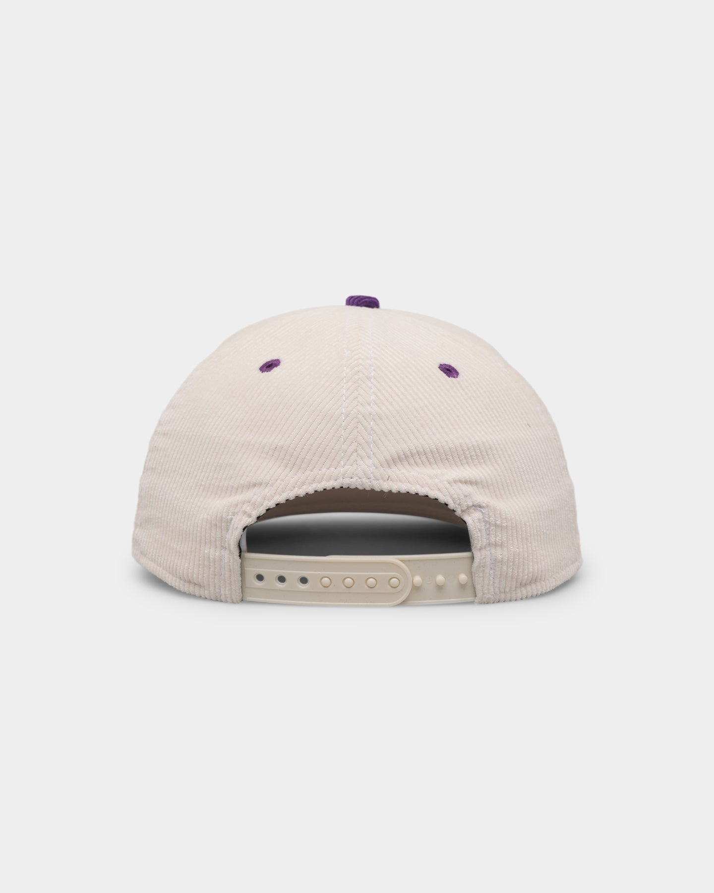 New Era Melbourne Storm 'NRL Retro Script Corduroy' Golfer Snapback Chrome White