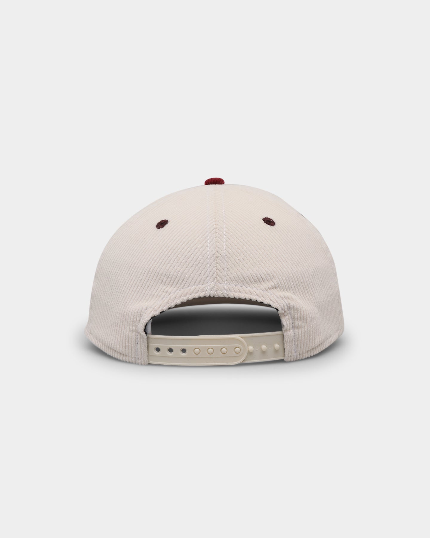 New Era Brisbane Broncos 'NRL Retro Script Corduroy' Golfer Snapback Chrome White