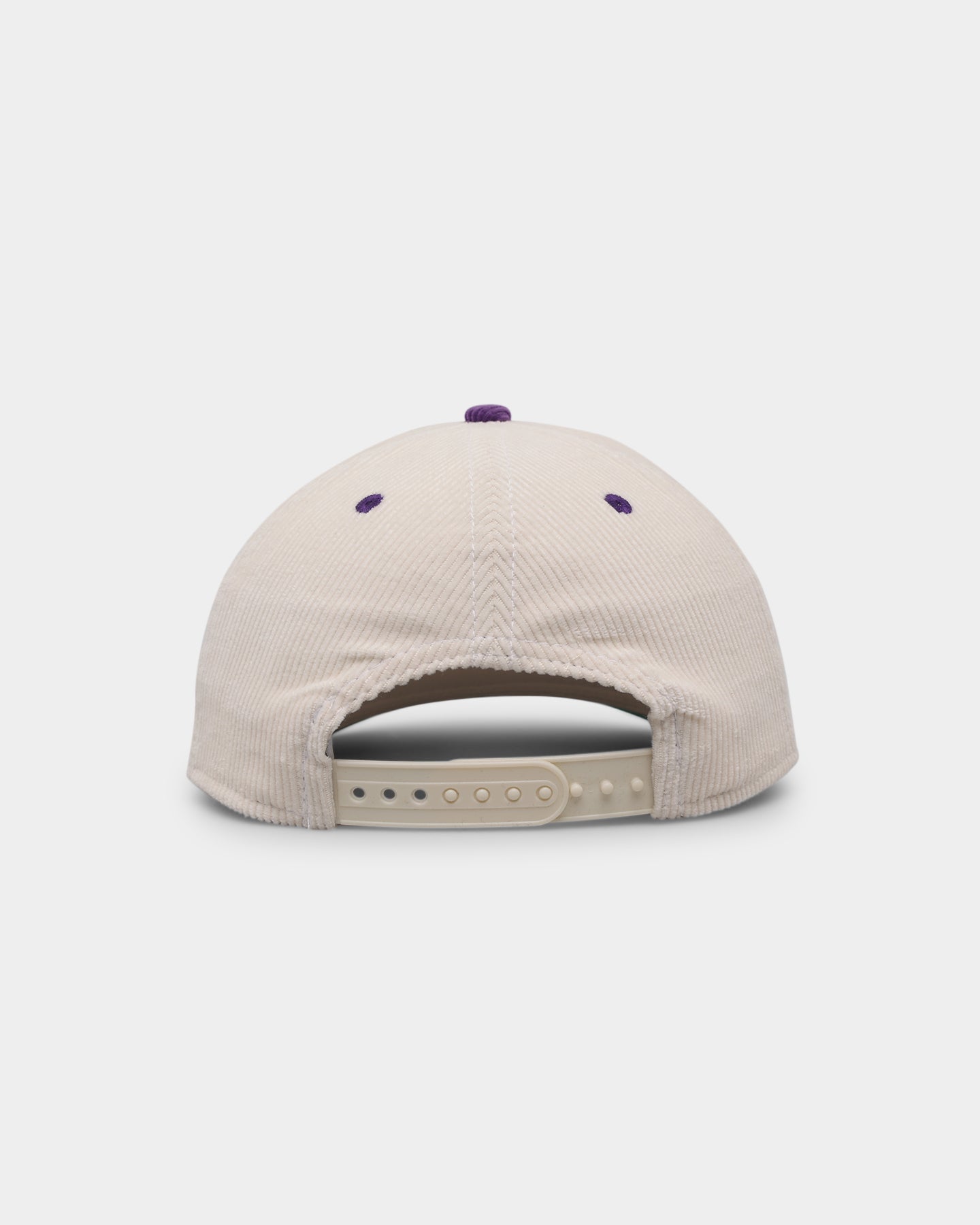 New Era Los Angeles Lakers 'Chrome Corduroy Throwback Script' Golfer Snapback Chrome White