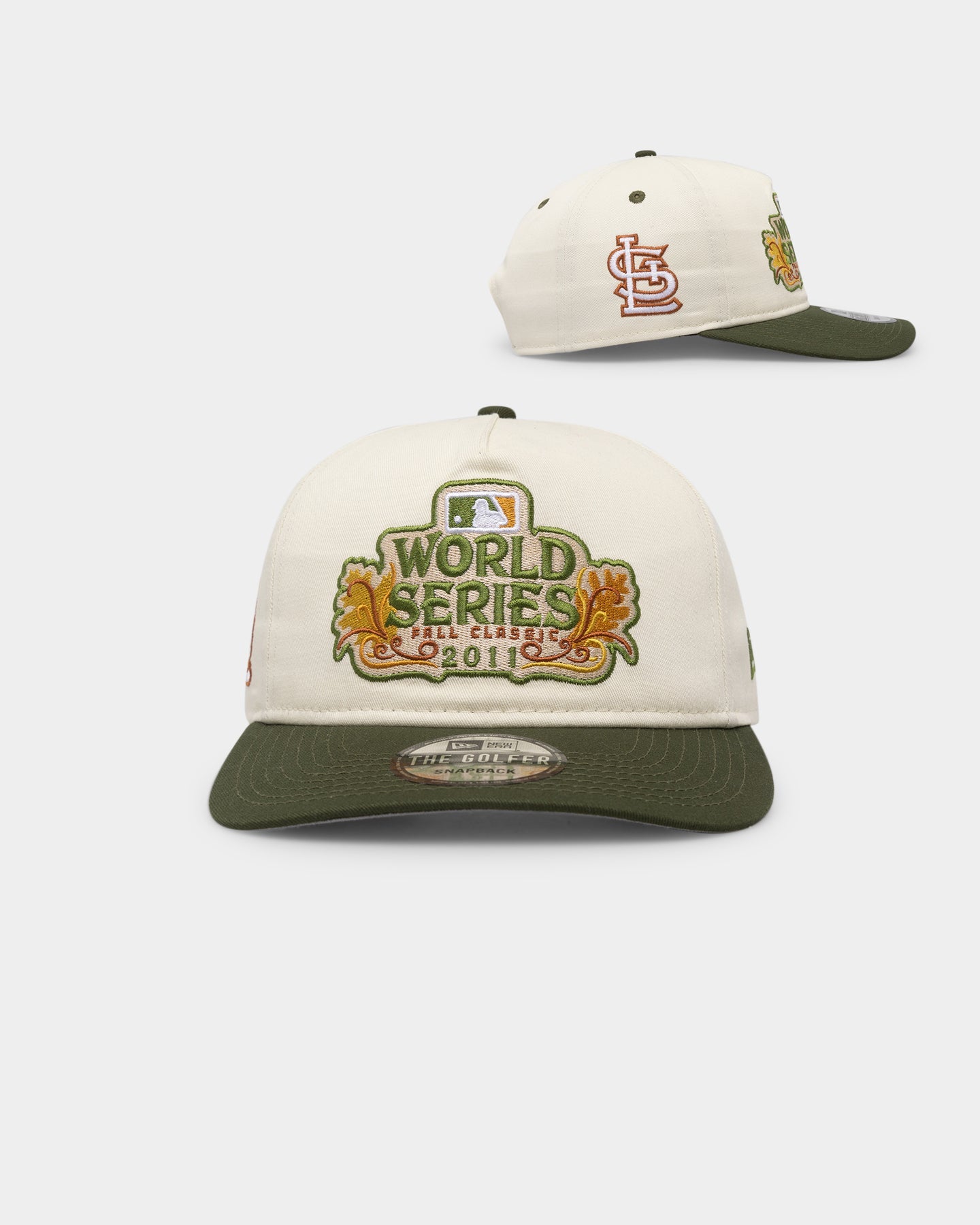 New Era St Louis Cardinals '2010's World Series Through The Decades' 2011 World Series Golfer Snapback Chrome White