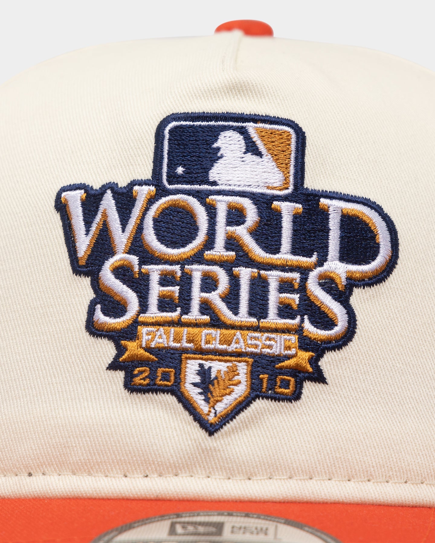 New Era San Francisco Giants '2010's World Series Through The Decades' 2010 World Series Golfer Snapback Chrome White