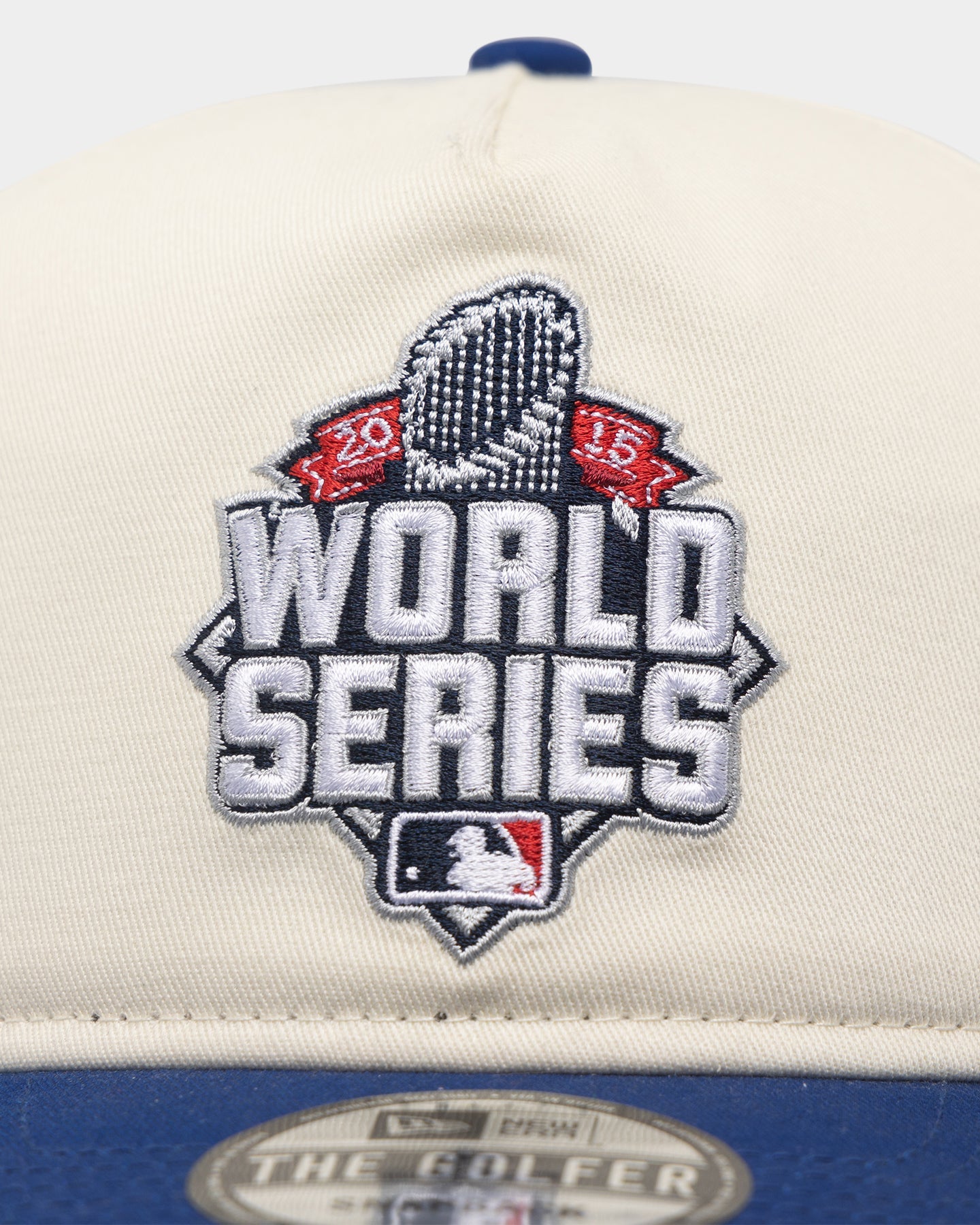 New Era Kansas City Royals '2010's World Series Through The Decades' 2015 World Series Golfer Snapback Chrome White