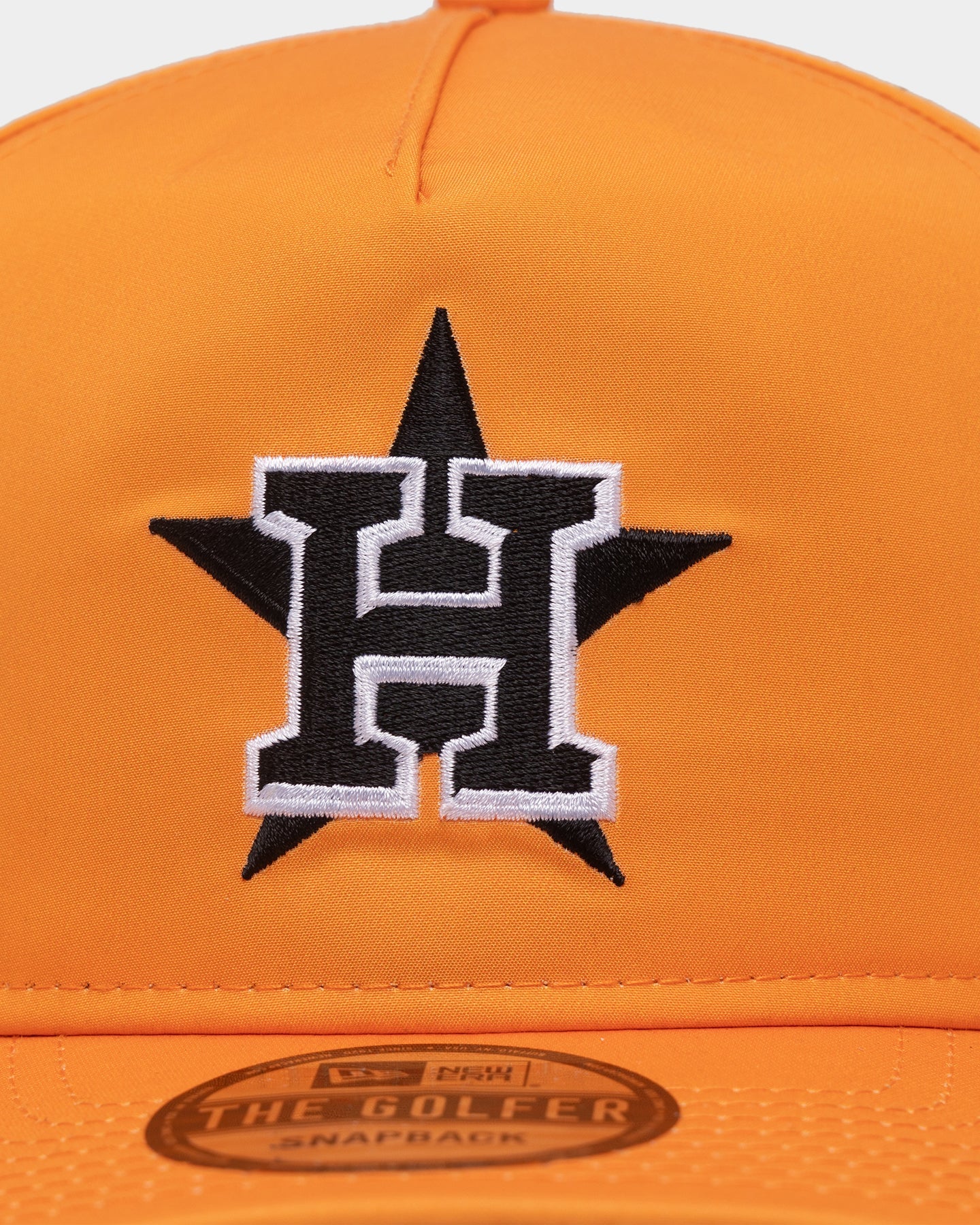 New Era Houston Astros 'Citrus Glow' Prolight Golfer Snapback Neon Orange