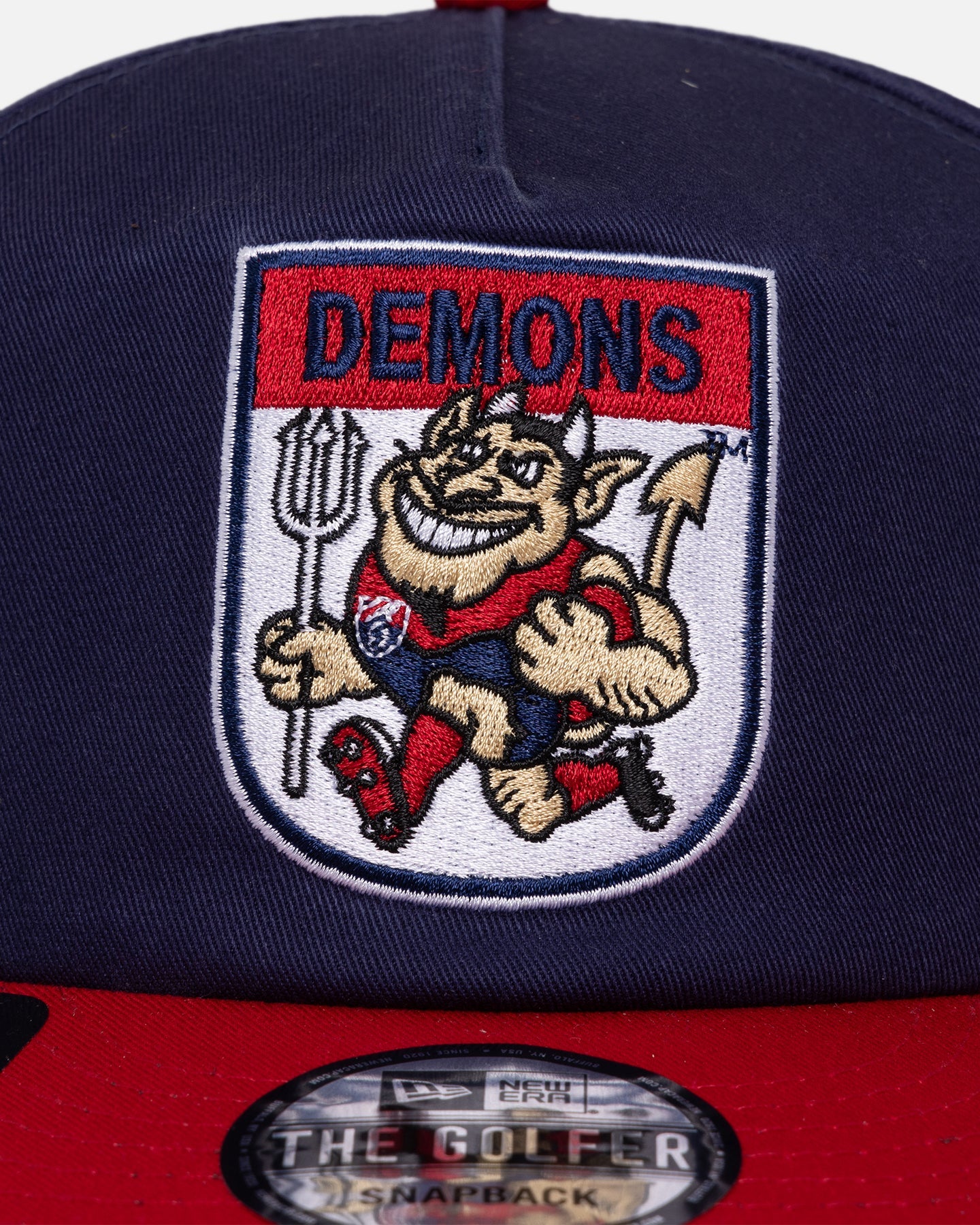 New Era Melbourne Demons Official Team Golfer Snapback OTC