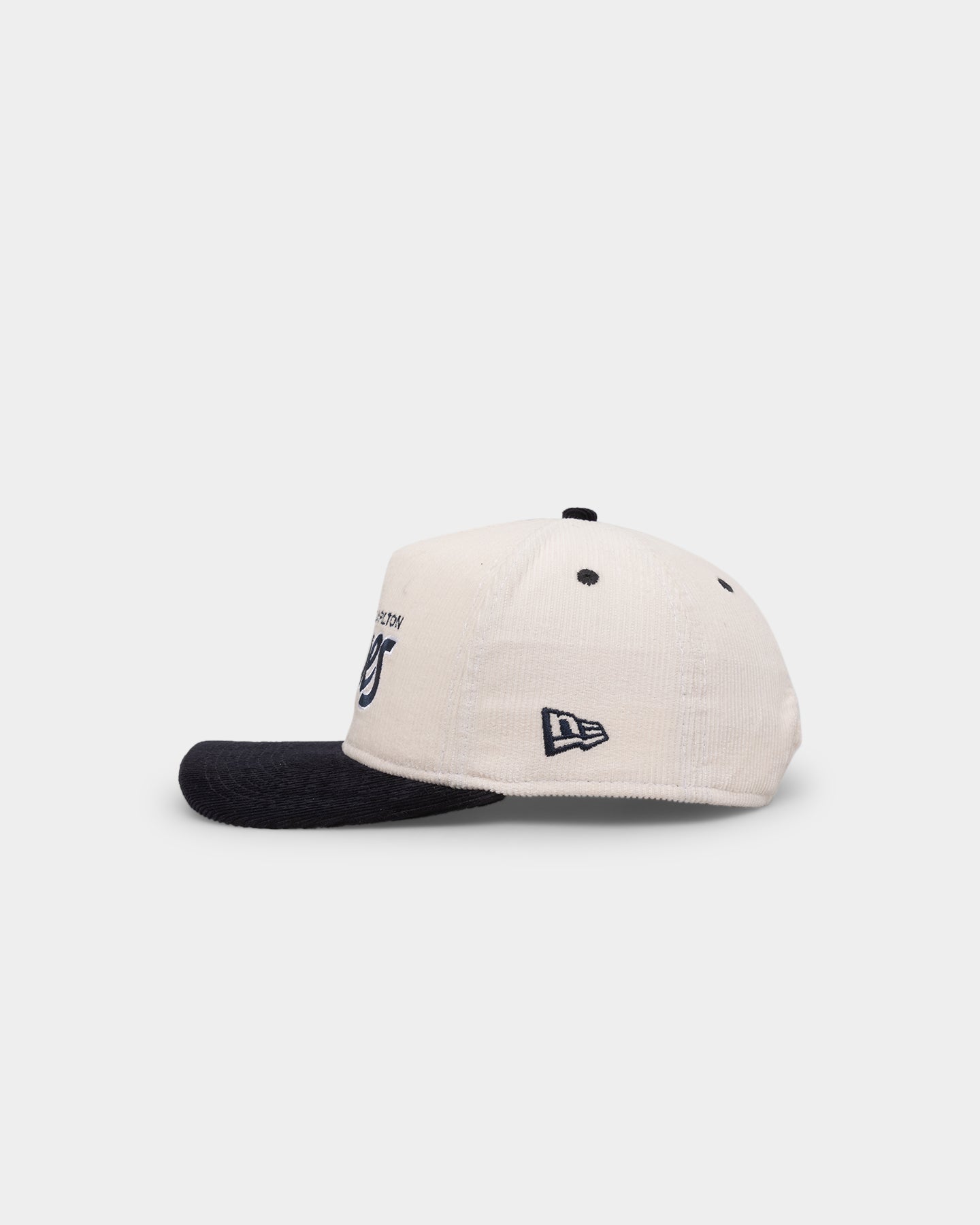 New Era Carlton Blues "AFL Cord Script" Golfer Snapback Chrome/OTC