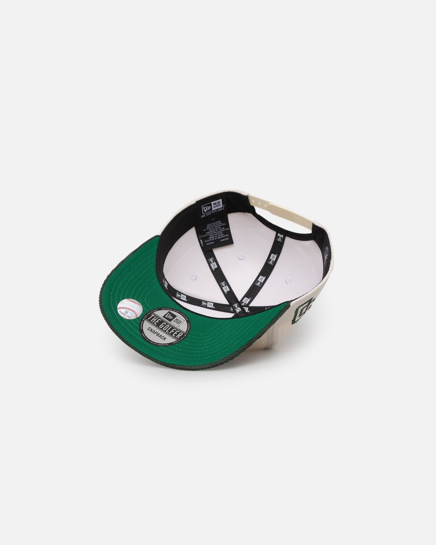 New Era San Diego Padres 'Currency Corduroy' Golfer Pre-Curved Snapback Chrome White