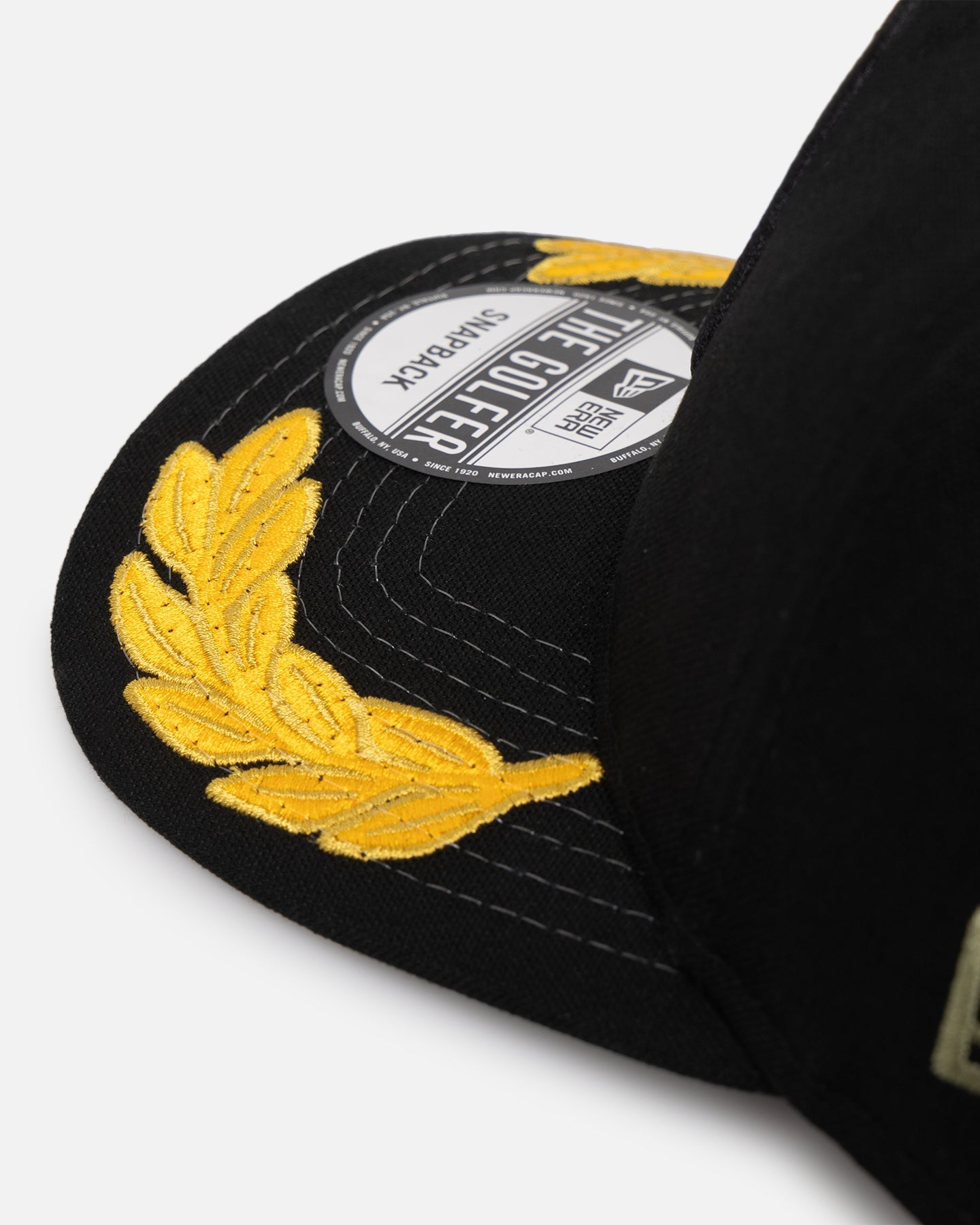 New Era San Francisco Giants 'Military Patch' Pre-Curved Golfer Snapback Black