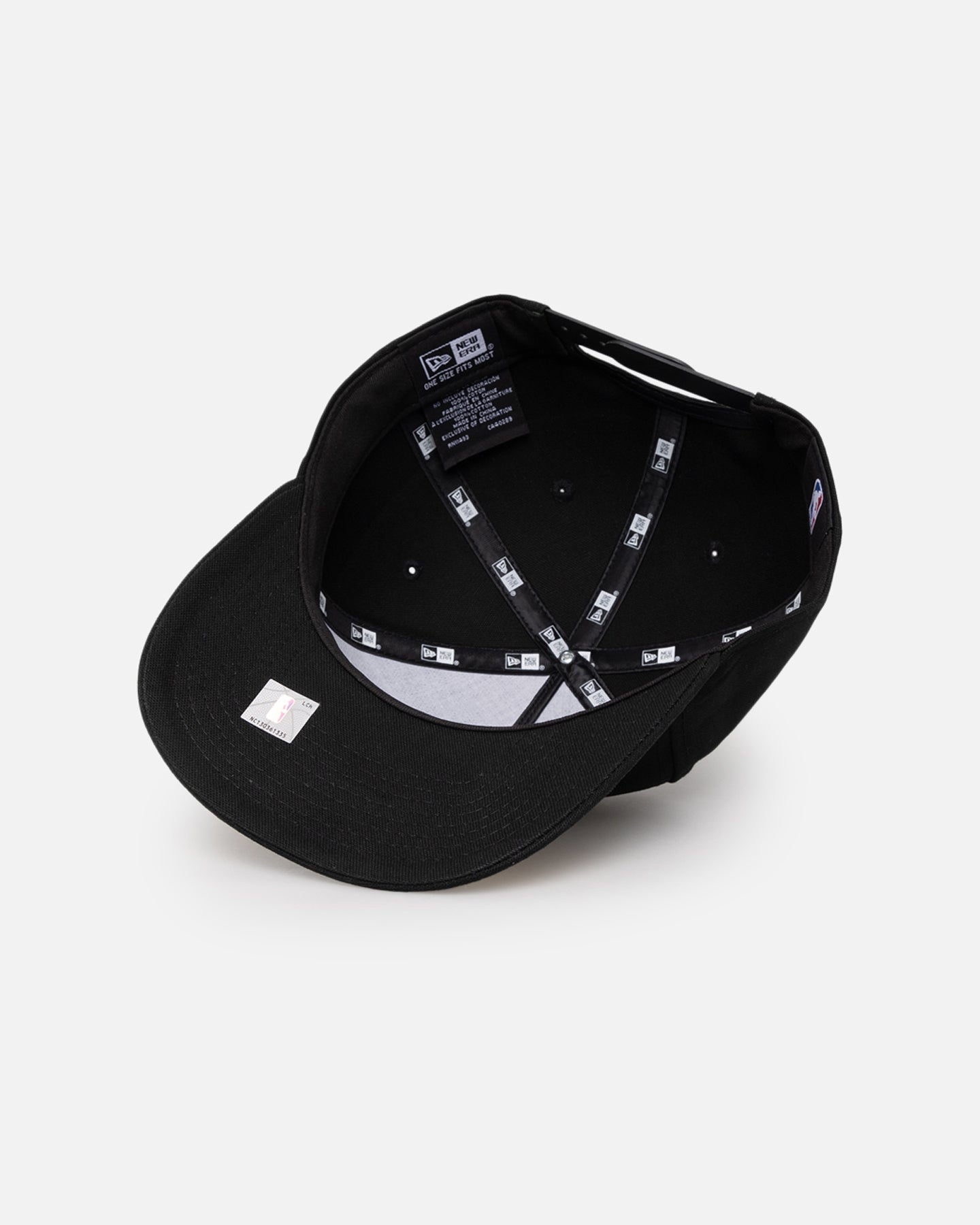 New Era Los Angeles Lakers 'Military Patch' Pre-Curved Golfer Snapback Black