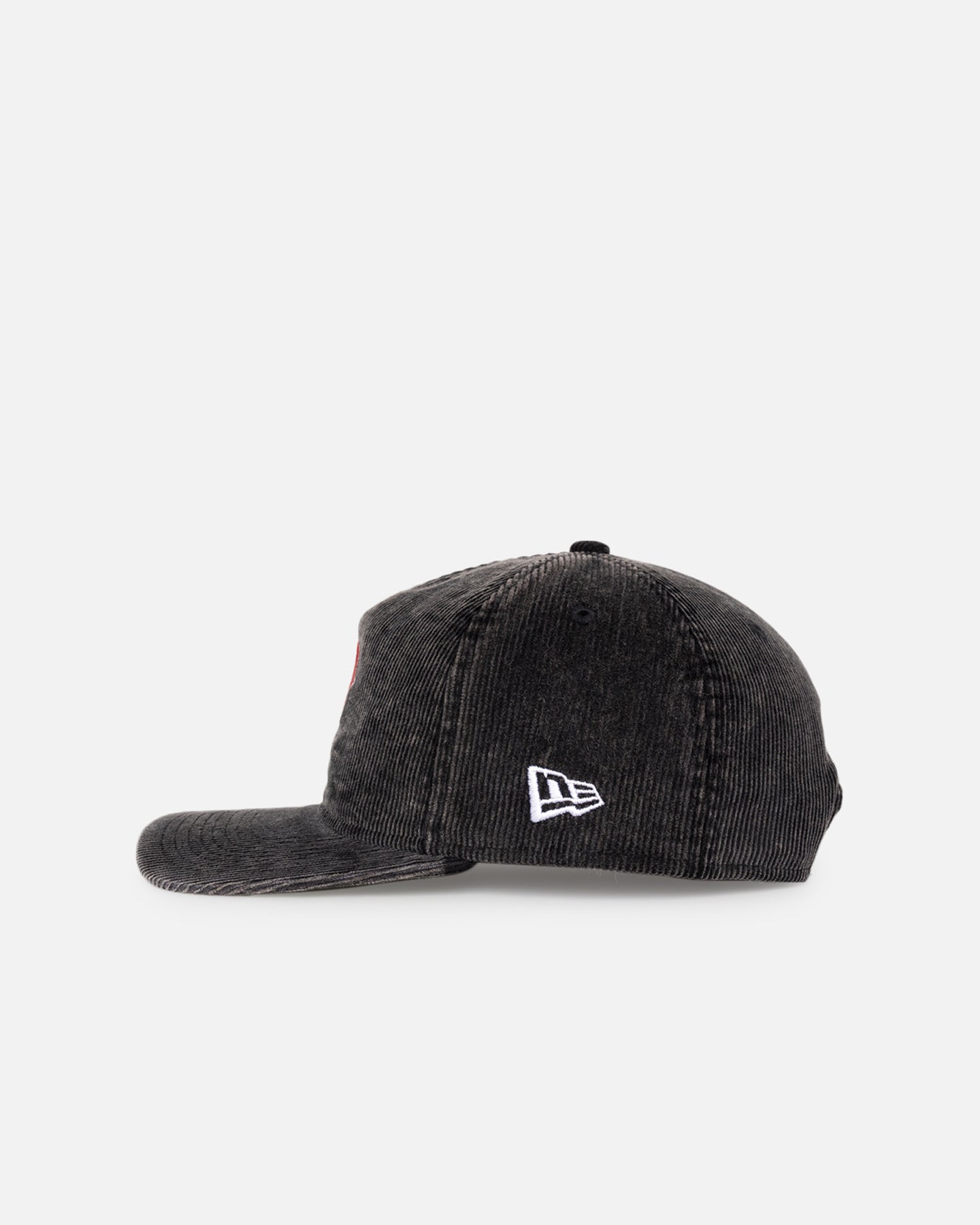 New Era Pittsburgh Pirates 'Washed Corduroy Golfer' Pre-Curved Golfer Snapback Washed Black