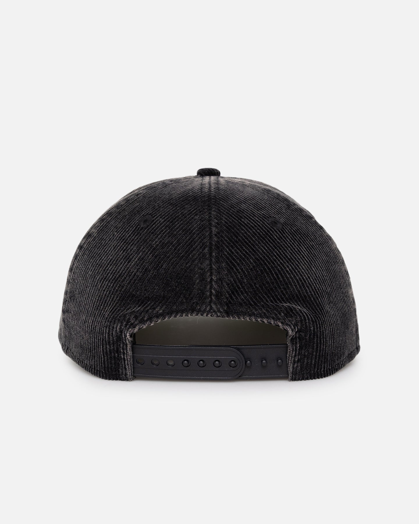 New Era Oakland Raiders 'Washed Corduroy Golfer' Pre-Curved Golfer Snapback Washed Black