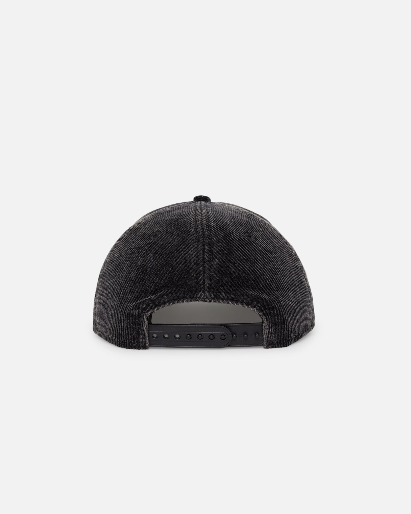 New Era Houston Astros 'Washed Corduroy Golfer' Pre-Curved Golfer Snapback Washed Black