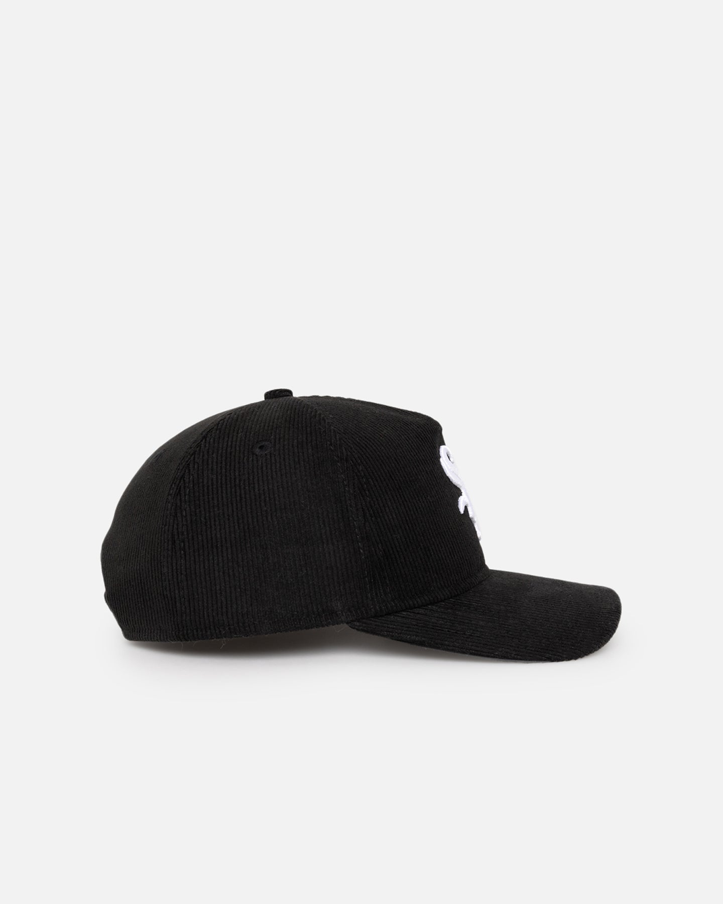 New Era Chicago White Sox 'Corduroy Roses' Golfer Pre-Curved Snapback Black Corduroy/White