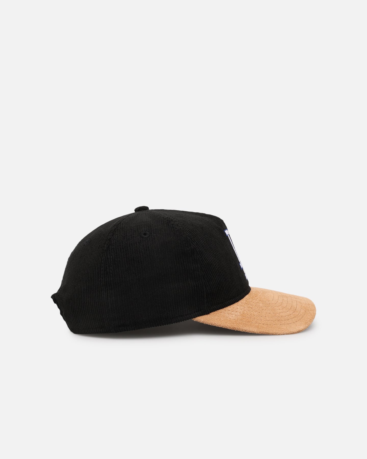 New Era Los Angeles Dodgers 'Corduroy Suede' Pre-Curved Golfer Snapback  Washed Black
