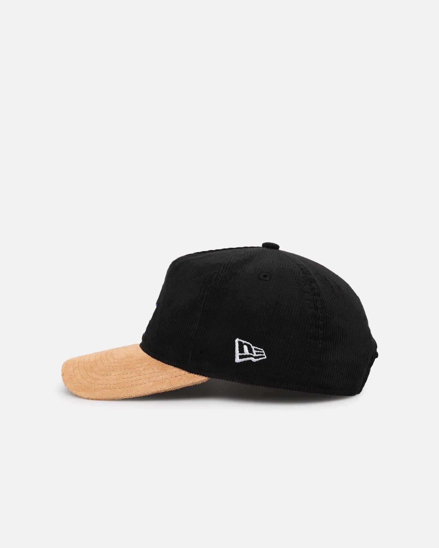 New Era Los Angeles Dodgers 'Corduroy Suede' Pre-Curved Golfer Snapback  Washed Black