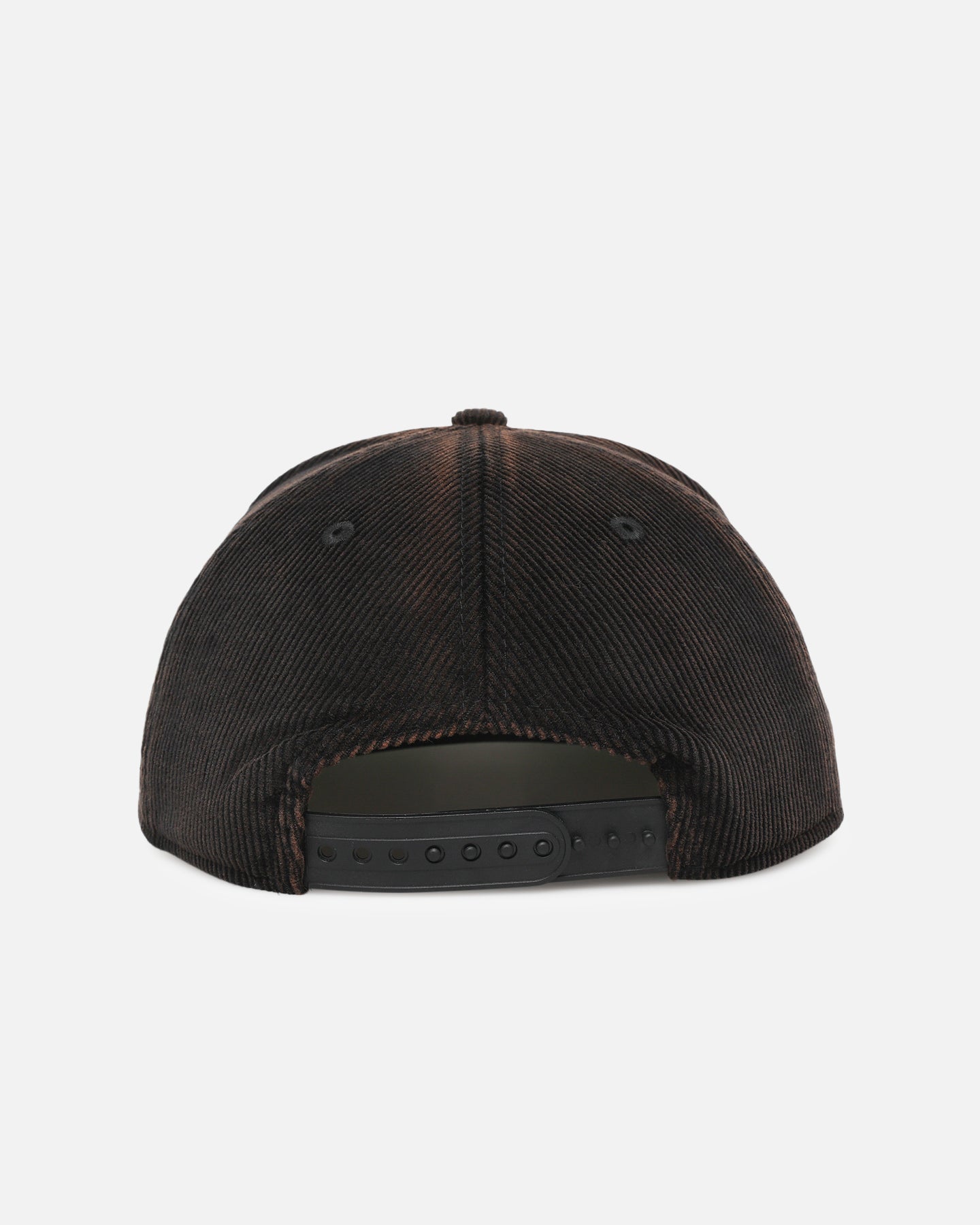 New Era South Sydney Rabbitohs 'NRL Golfer Washed Black' Pre-Curved Corduroy Golfer Snapback Washed Black