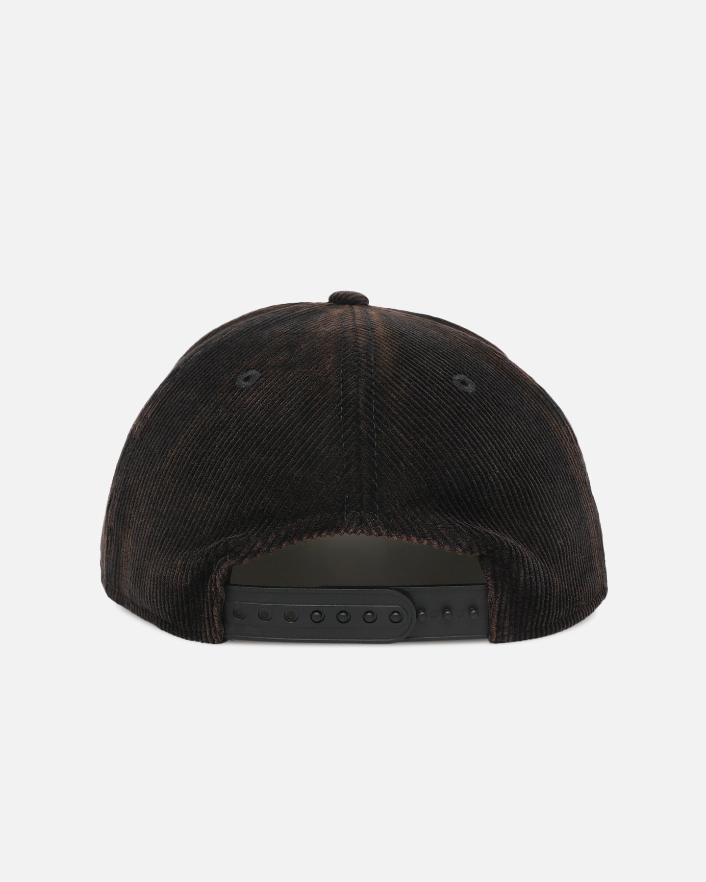 New Era Canberra Raiders 'NRL Golfer Washed Black' Pre-Curved Corduroy Golfer Snapback Washed Black