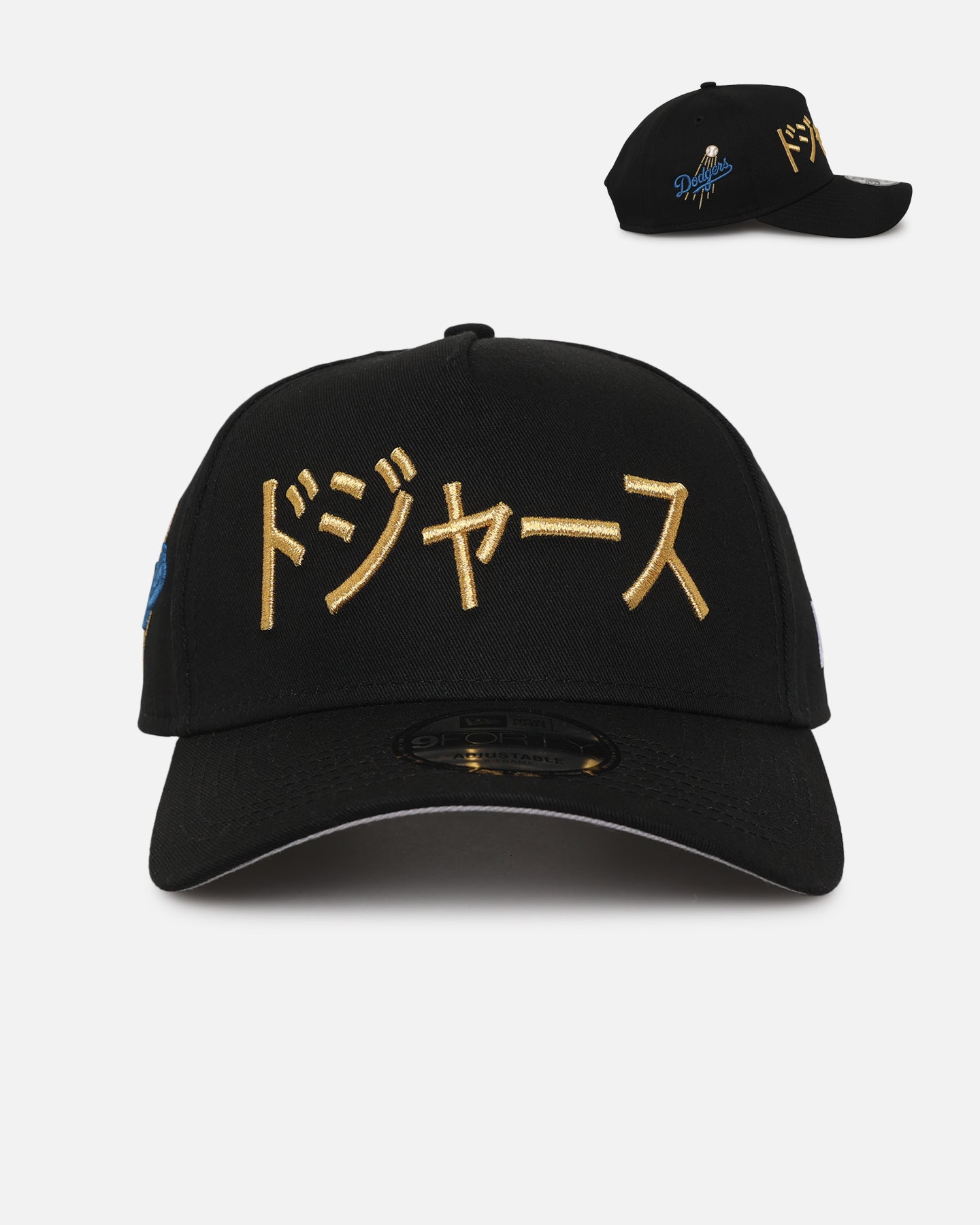 New Era Los Angeles Dodgers "Japan Pack" Katakana 9FORTY A-Frame Snapback Black/Gold