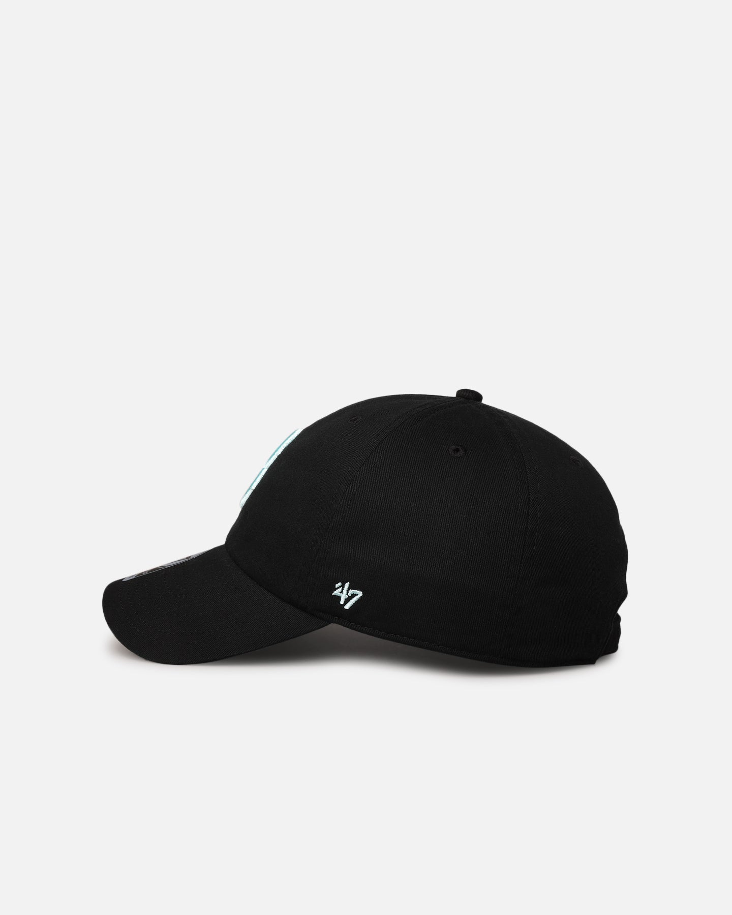 47 Brand Boston Red Sox 47 Clean Up Strapback Black/Turquoise