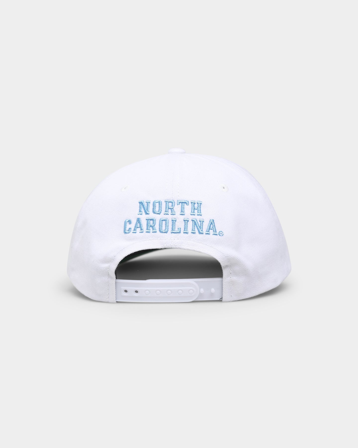 National Collegiate Athletic Association North Carolina Stacked Pro Golfer Snapback White