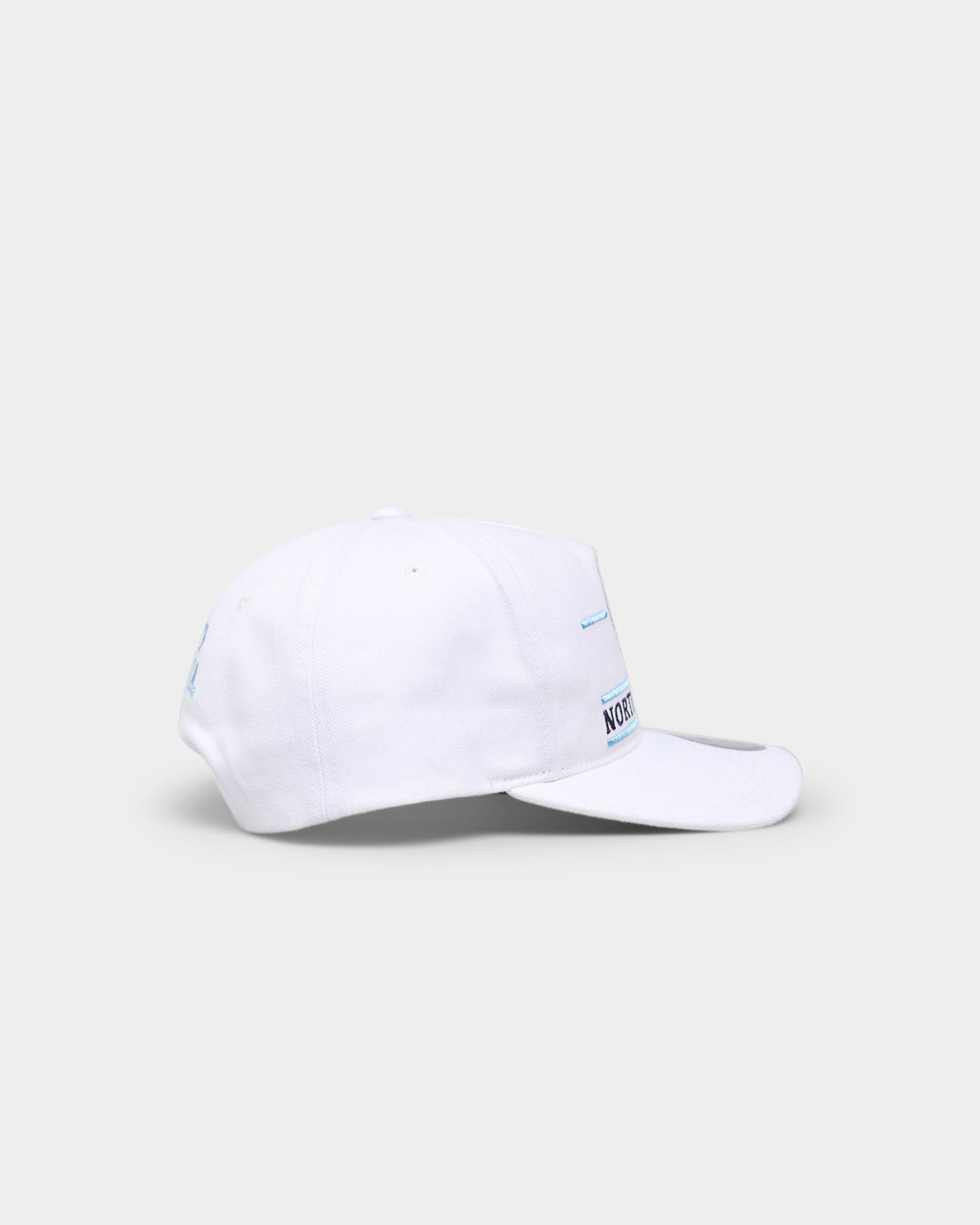 National Collegiate Athletic Association North Carolina Stacked Pro Golfer Snapback White