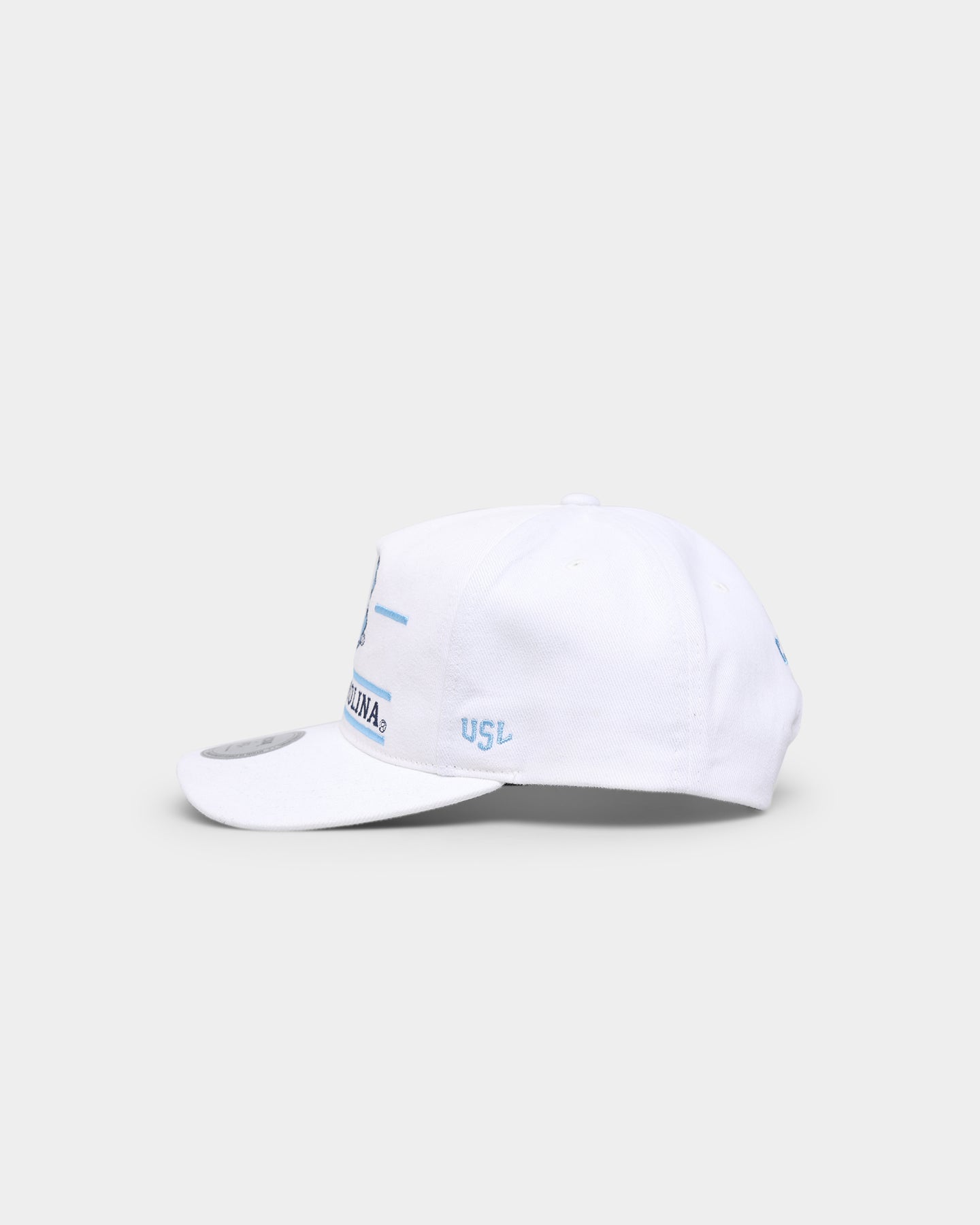 National Collegiate Athletic Association North Carolina Stacked Pro Golfer Snapback White